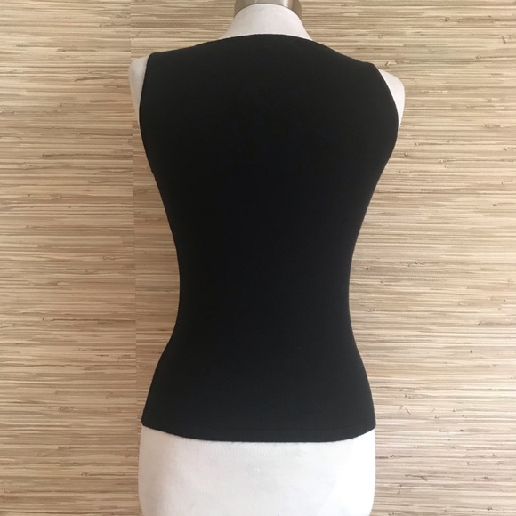 Eye Candy Body Con Sleeveless Knit Sweater - Picture 7 of 9